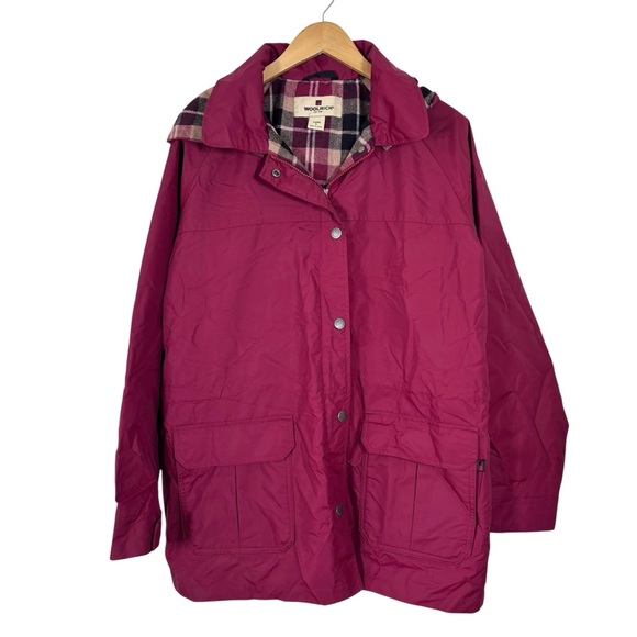 Woolrich Jackets & Blazers - Woolrich Insulated‎ Jacket Ruby Plaid Lining XL